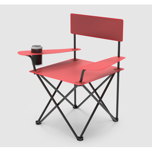 PERİLLA KMP40003-3 KAMP SANDALYESİ QUFİ KIRMIZI*6