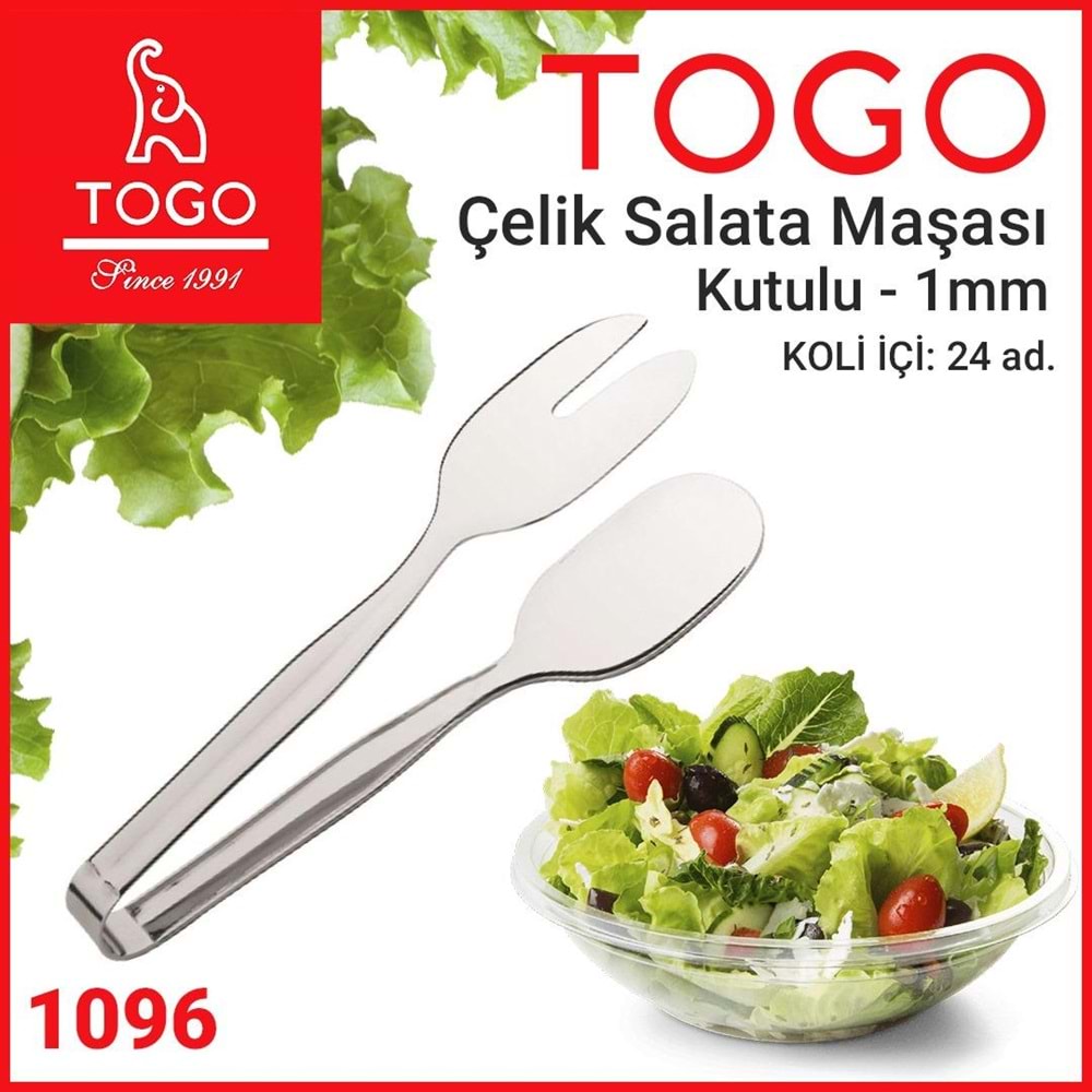 TOGO 1096 IR ÇELİK SALATA MAŞASI KUTULU 1MM *170