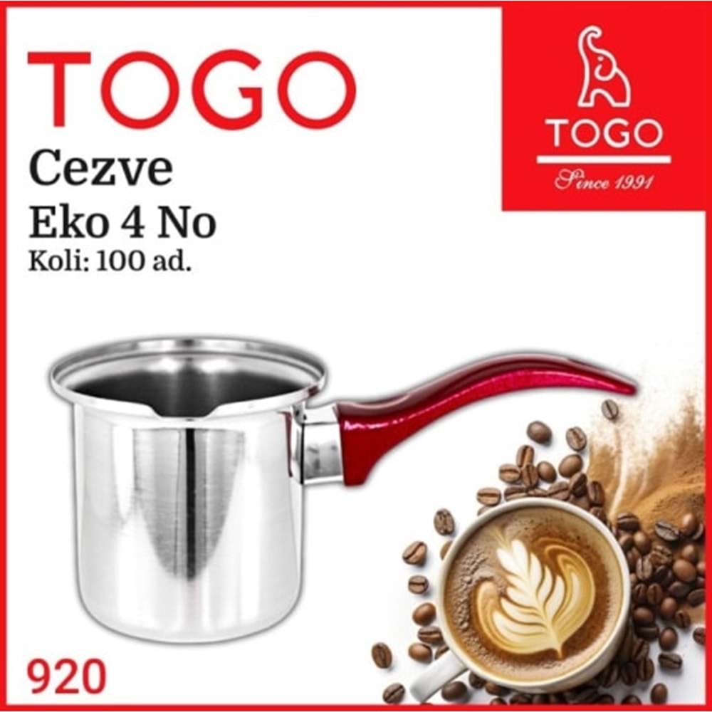 TOGO 920 TR EKO NO:4 CEZVE *100