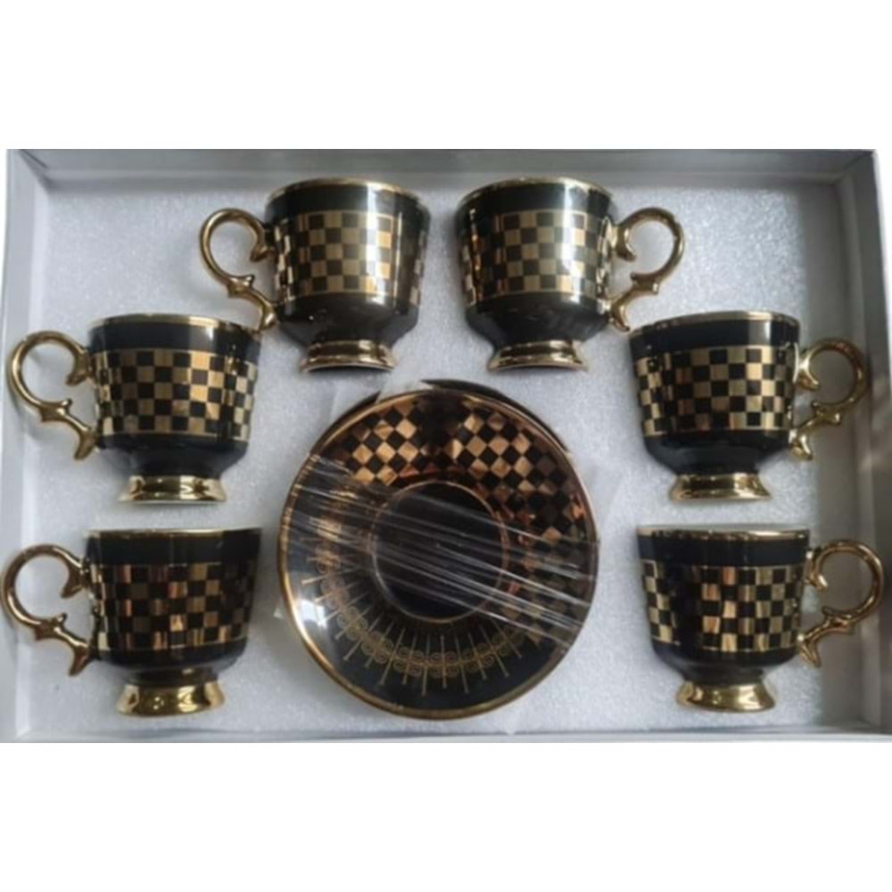 TEKBİR YX230112 LÜX KAHVE FİNCAN TAKIMI *12